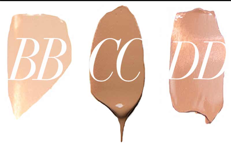 مقایسه کرم BB، کرم CC و کرم EE