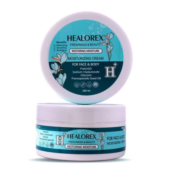 کرم آبرسان دست و صورت (هیلورکس)  220 میلی لیترHealorex