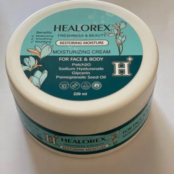 کرم آبرسان دست و صورت (هیلورکس)  220 میلی لیترHealorex - Image 3