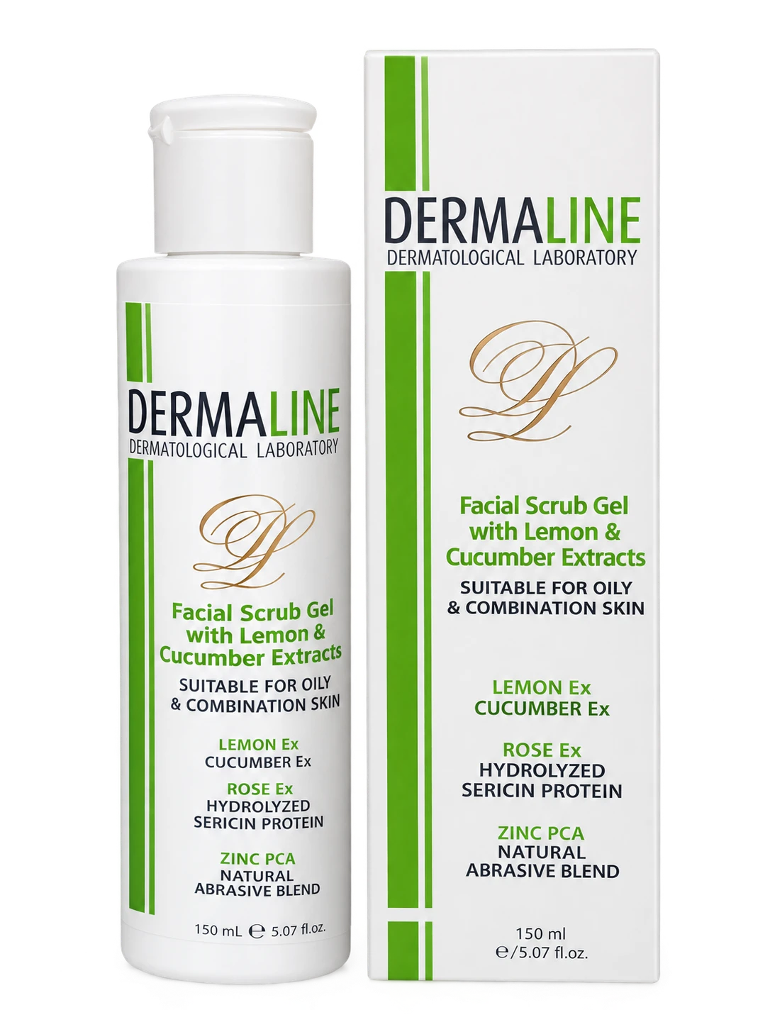 ژل اسکراب DERMALINE